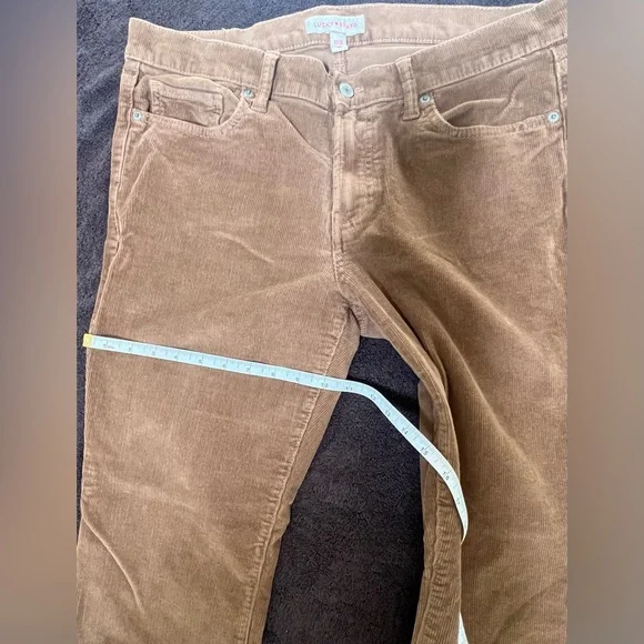 Lucky Brand Tan Corduroy High-Rise/Boot cut Jeans. Women’s Size 12/31. - Picture 8 of 10